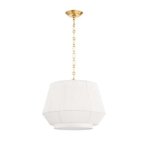 Lighting - Pendant Debi 1 Light Pendant // Aged Brass 