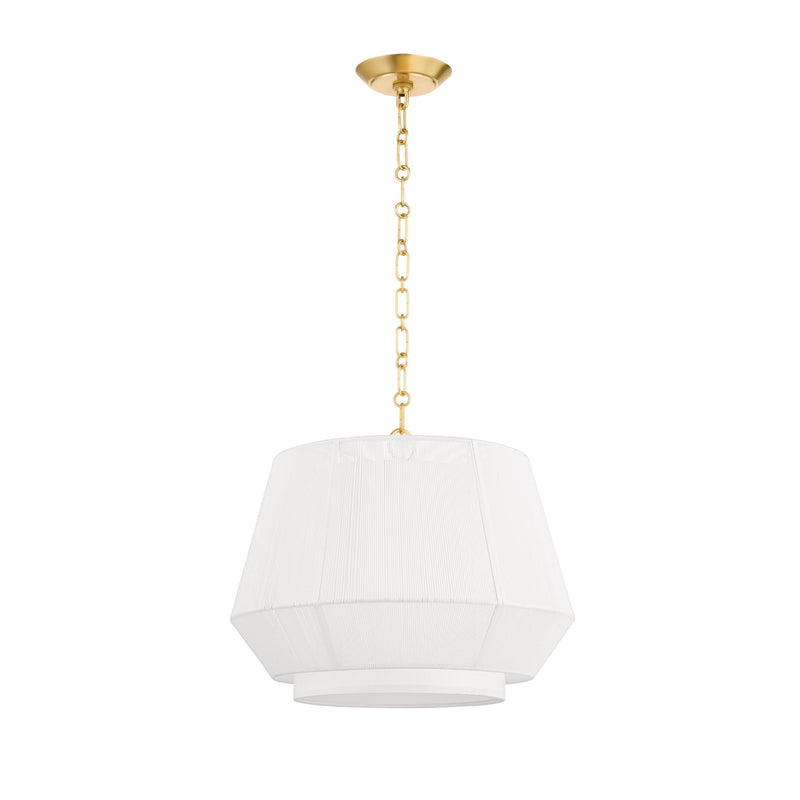 Lighting - Pendant Debi 1 Light Pendant // Aged Brass 