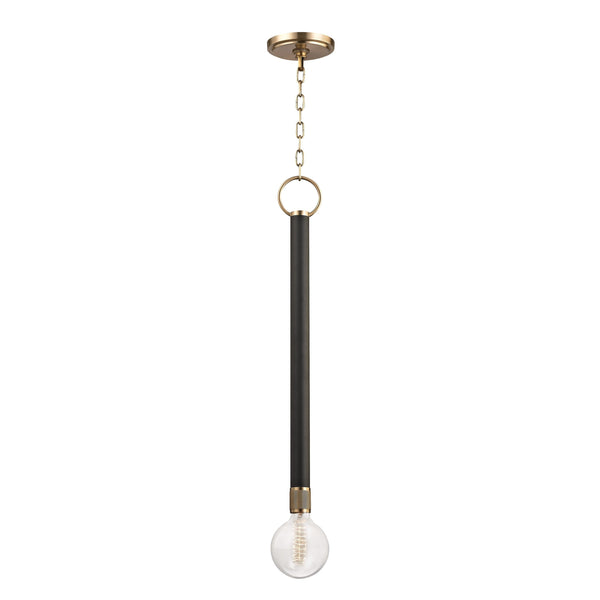 Lighting - Pendant Desmond 1 Light Pendant // Aged Brass 