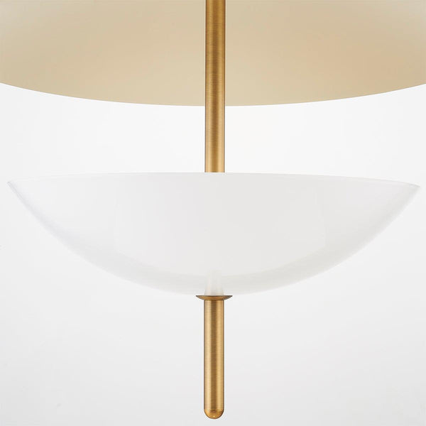 Lighting - Pendant Dion 3 Light Pendant // Patina Brass 