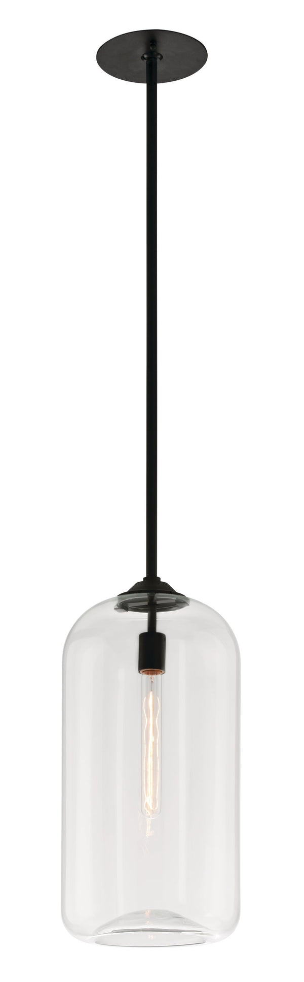 Lighting - Pendant District 1lt Pendant Large // Satin Black // Small 