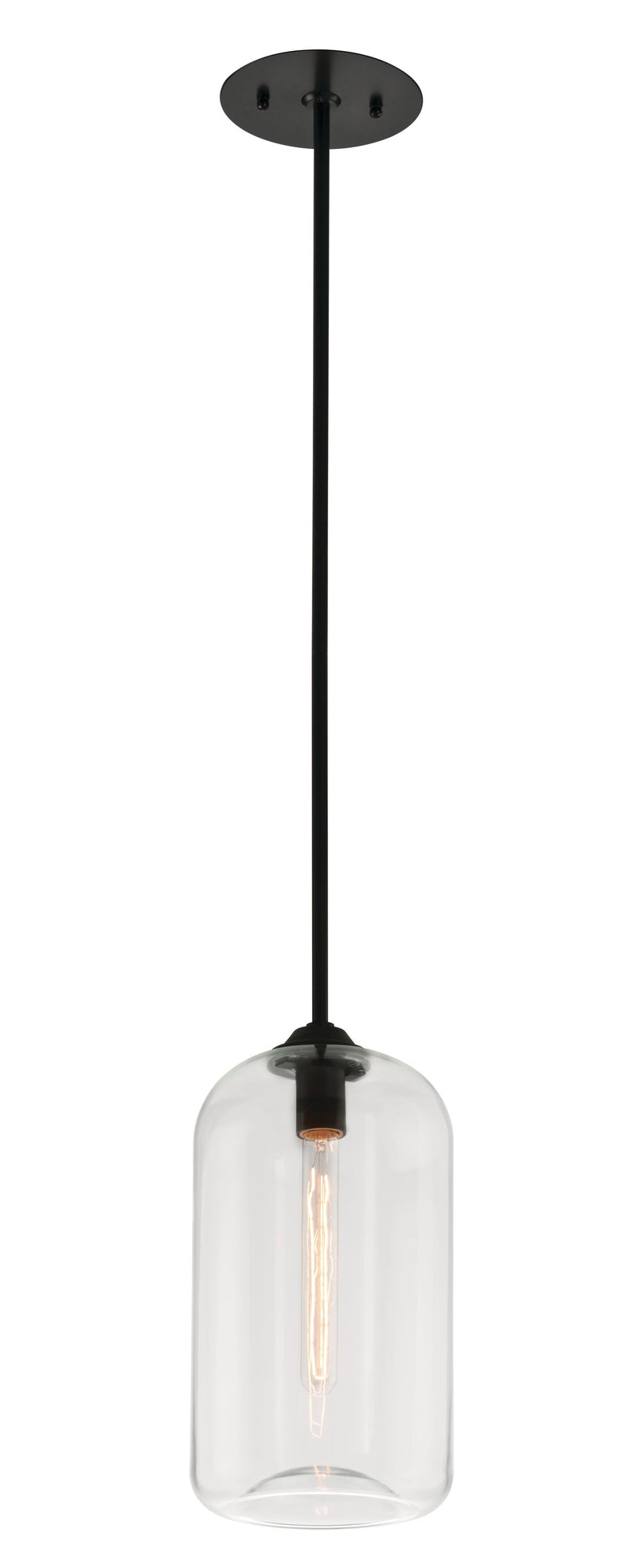 Lighting - Pendant District 1lt Pendant Small // Satin Black // Small 