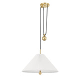 Lighting - Pendant Dorset 1 Light Pendant // Aged Brass 