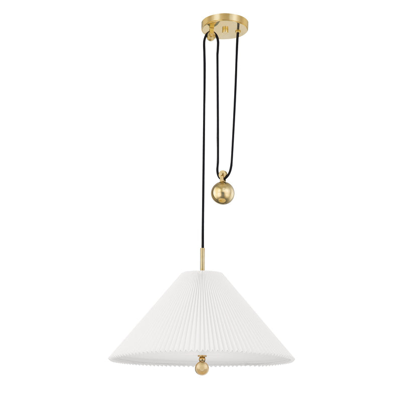 Lighting - Pendant Dorset 1 Light Pendant // Aged Brass 