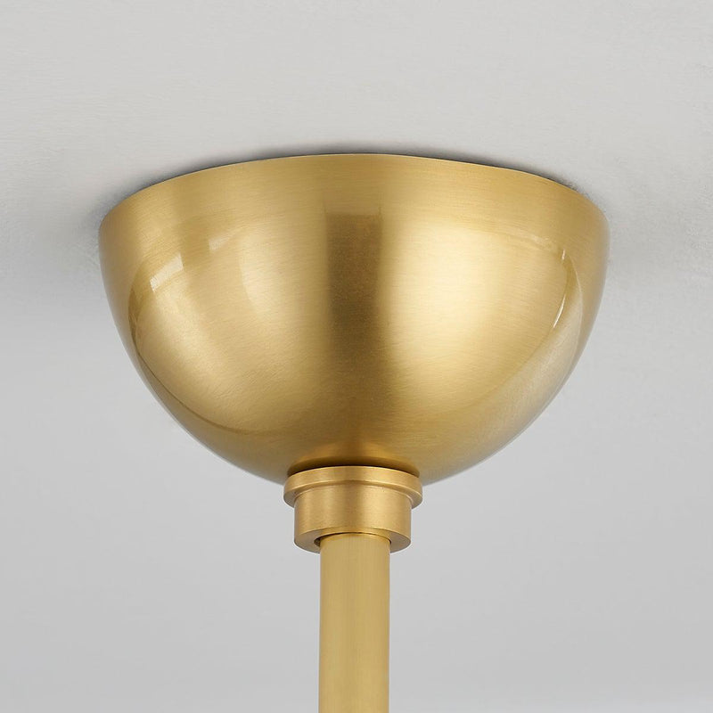 Lighting - Pendant Dorval 1 Light Pendant // Aged Brass // Large 