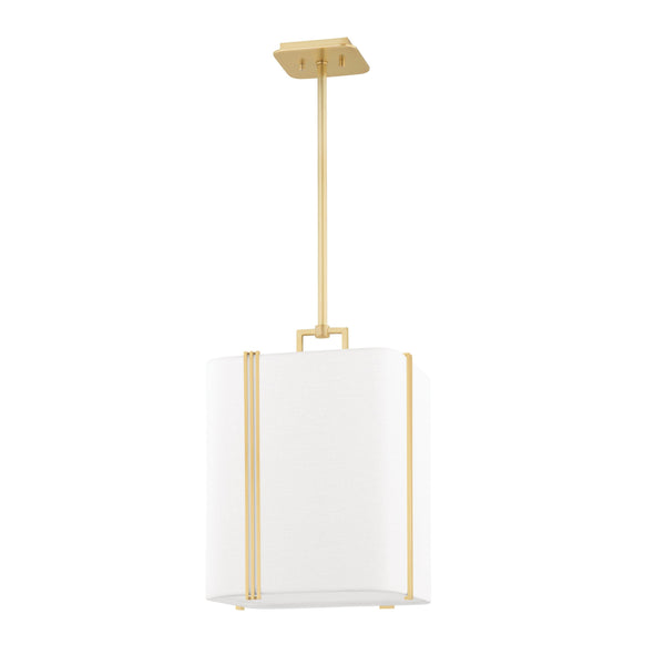 Lighting - Pendant Downing 1 Light Small Pendant // Aged Brass 