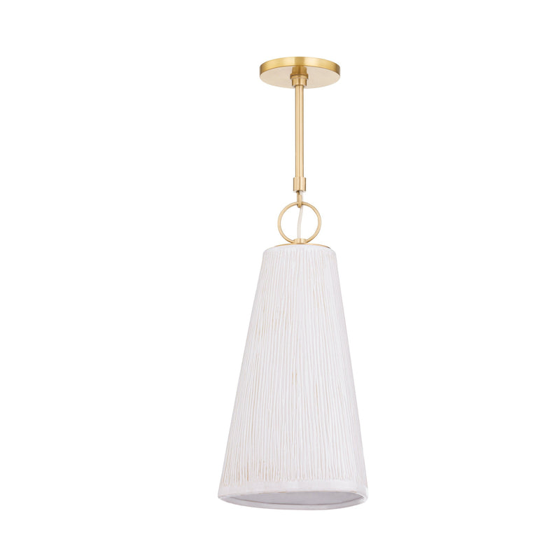 Lighting - Pendant Dryden 1 Light Pendant // Aged Brass 