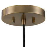  Eichler Single Light Mini Pendant // Brass & Glass 