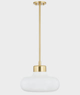 Lighting - Pendant Eliana 1 Light Pendant // Aged Brass 