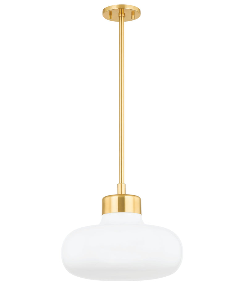 Lighting - Pendant Eliana 1 Light Pendant // Aged Brass 