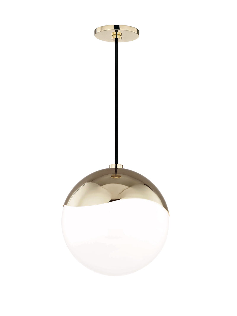 Lighting - Pendant Ella 1 Light Large Pendant // Polished Brass 