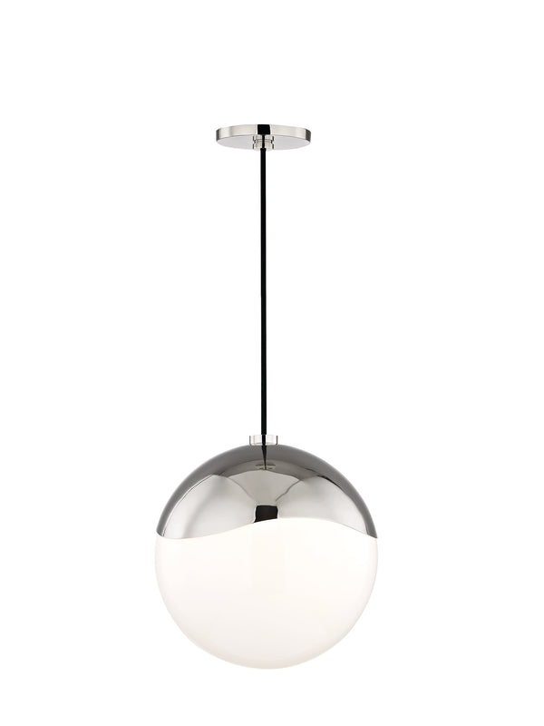 Lighting - Pendant Ella 1 Light Large Pendant // Polished Nickel 