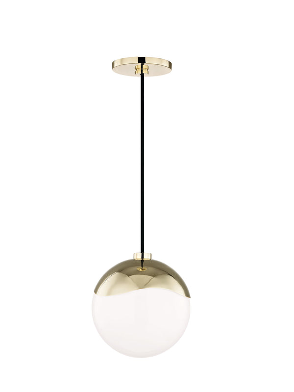 Lighting - Pendant Ella 1 Light Small Pendant // Polished Brass 