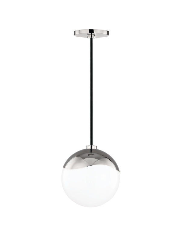 Lighting - Pendant Ella 1 Light Small Pendant // Polished Nickel 