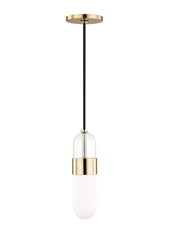 Lighting - Pendant Emilia 1 Light Pendant // Polished Brass 