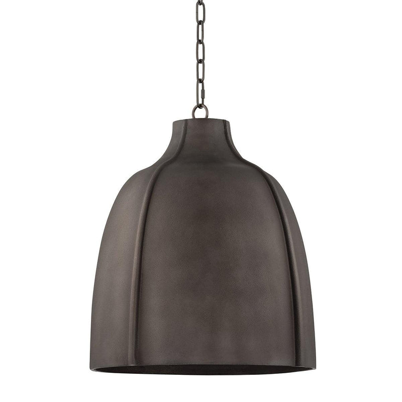 Lighting - Pendant Flint 1 Light Large Pendant // Blackened Graphite 