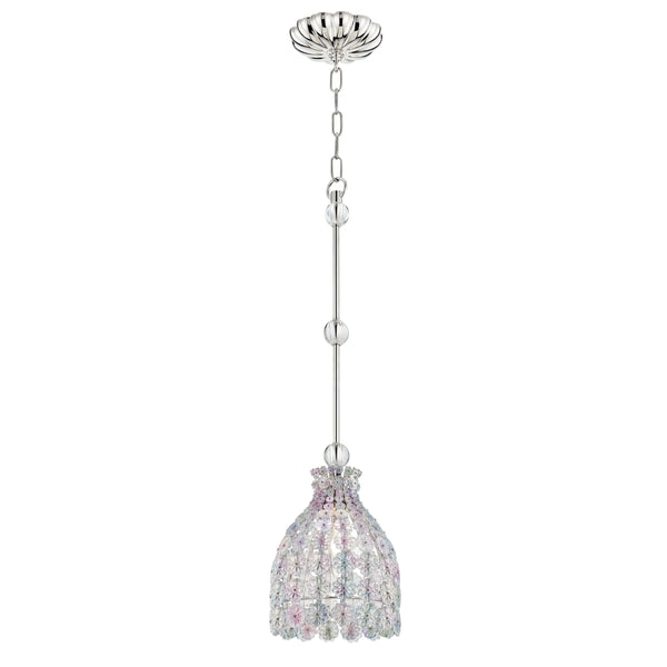 Lighting - Pendant Floral Park 1 Light Pendant // Polished Nickel 