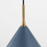 Lighting - Pendant Fontana 1 Light Pendant // Patina Brass // Small 