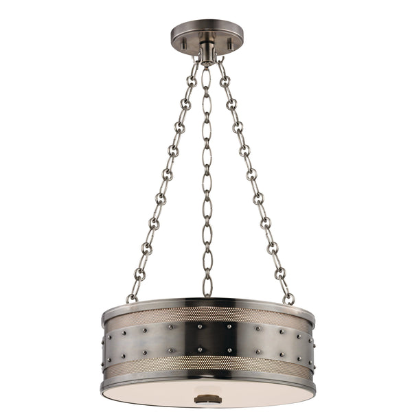 Lighting - Pendant Gaines 3 Light Pendant // Historic Nickel 