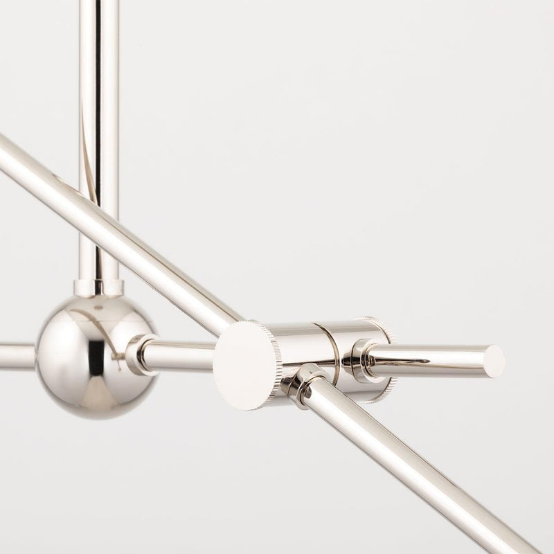 Lighting - Pendant Gale 2 Light Pendant // Polished Nickel 