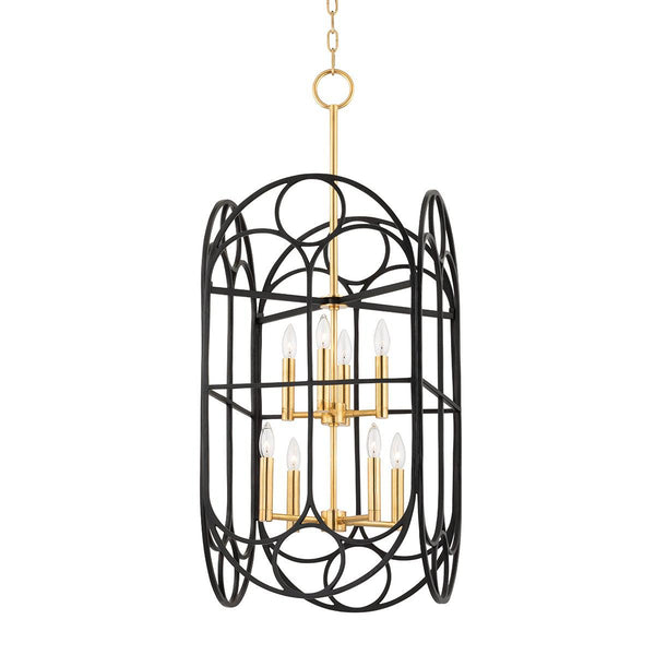 Lighting - Pendant Garrett 8 Light Pendant // Black Iron 