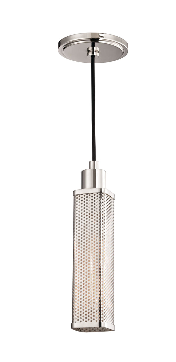 Lighting - Pendant Gibbs 1 Light Pendant // Polished Nickel 