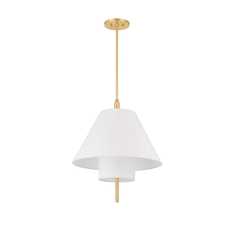 Lighting - Pendant Glenmoore 1 Light Pendant // Aged Brass // Small 