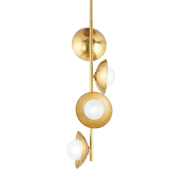 Lighting - Pendant Glimmer 4 Light Pendant // Aged Brass 