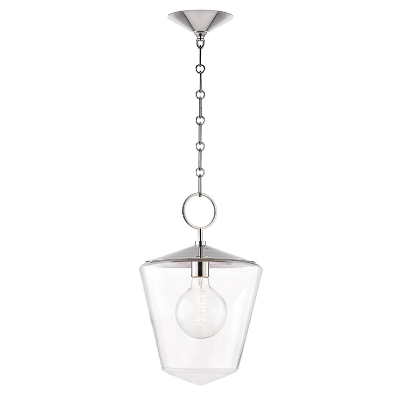 Lighting - Pendant Greene 1 Light Large Pendant // Polished Nickel 