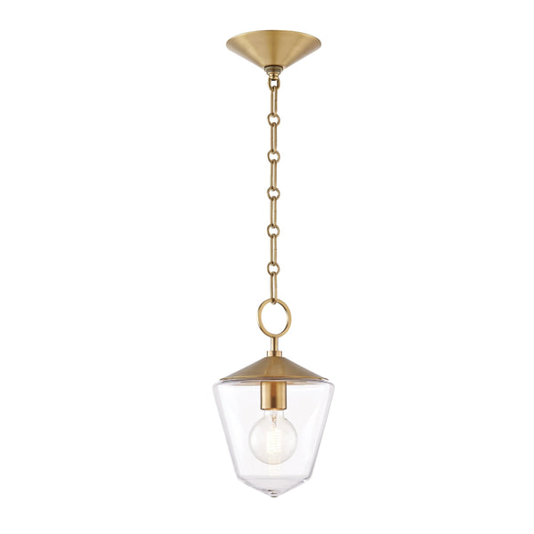 Lighting - Pendant Greene 1 Light Small Pendant // Aged Brass 