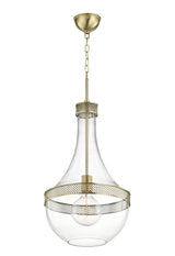 Lighting - Pendant Hagen 1 Light Large Pendant // Aged Brass 