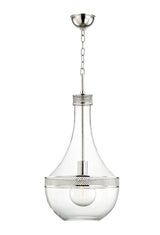 Lighting - Pendant Hagen 1 Light Large Pendant // Polished Nickel 