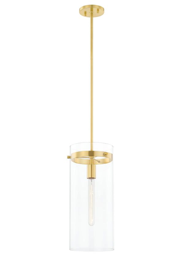 Lighting - Pendant Haisley 1 Light Pendant // Aged Brass // Small 