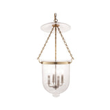 Lighting - Pendant Hampton 4 Light Pendant // Aged Brass // Large 