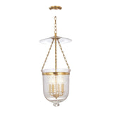 Lighting - Pendant Hampton 4 Light Pendant // Aged Brass // Medium 