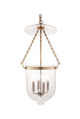 Lighting - Pendant Hampton 4 Light Pendant // Aged Brass // Small 