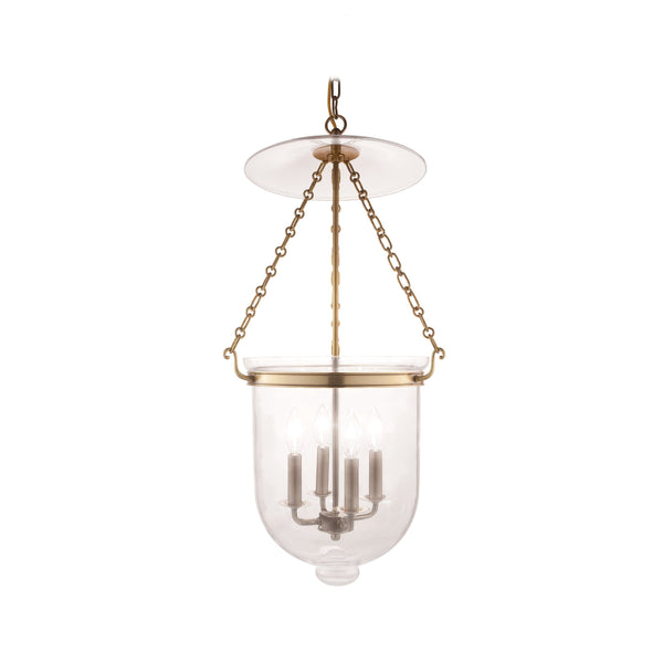 Lighting - Pendant Hampton 4 Light Pendant // Aged Brass // Small 