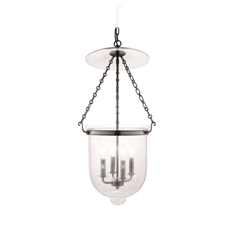 Lighting - Pendant Hampton 4 Light Pendant // Historic Nickel // Large 