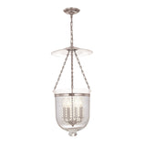 Lighting - Pendant Hampton 4 Light Pendant // Polished Nickel // Large 