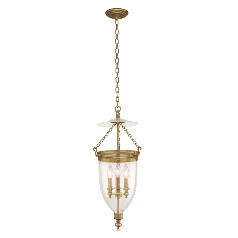 Lighting - Pendant Hanover 3 Light Pendant // Aged Brass 