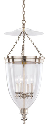 Lighting - Pendant Hanover 4 Light Pendant // Polished Nickel 