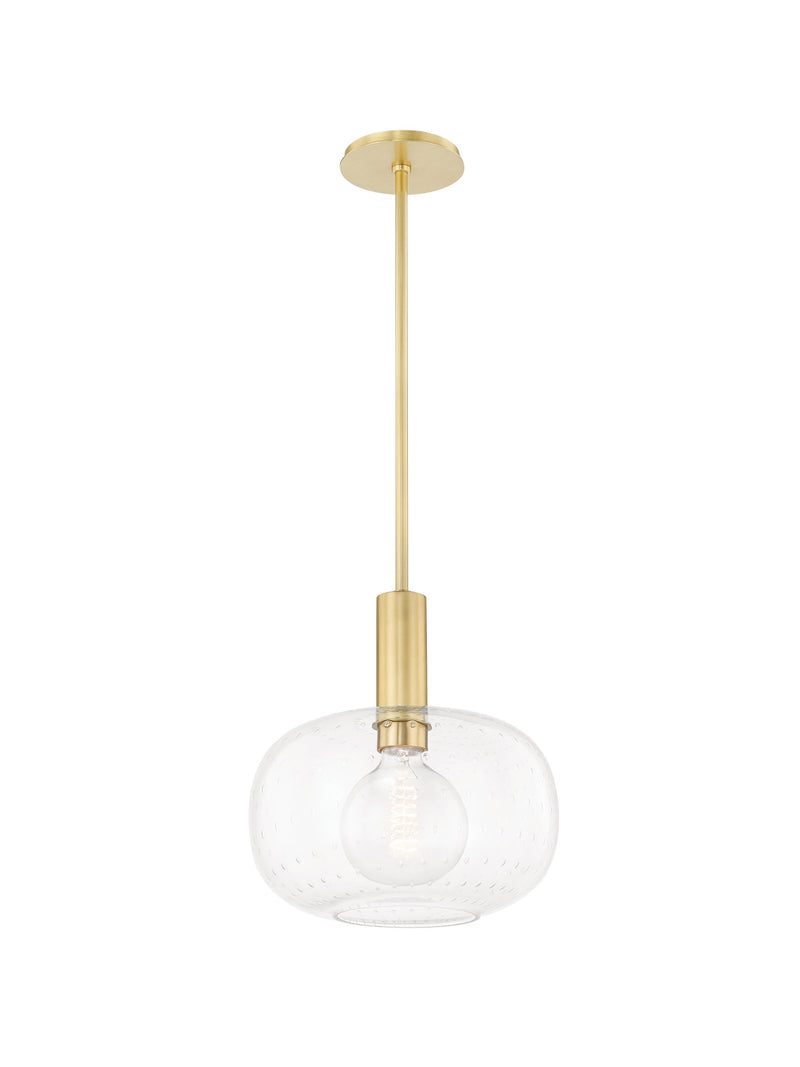 Lighting - Pendant Harlow 1 Light Pendant // Aged Brass 