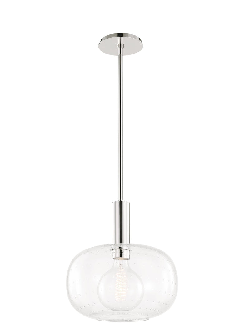 Lighting - Pendant Harlow 1 Light Pendant // Polished Nickel 