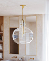 Lighting - Pendant Hempstead 3 Light Pendant // Aged Brass // Large 