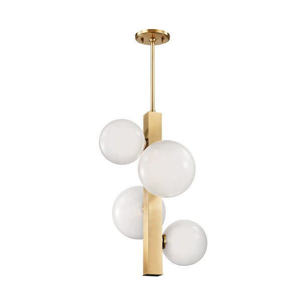 Lighting - Pendant Hinsdale 4 Light Pendant // Aged Brass 