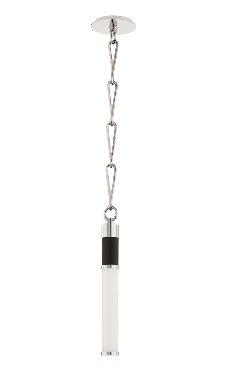 Lighting - Pendant Huntington Led Pendant // Polished Nickel & Black 