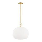 Lighting - Pendant Ingels 1 Light Pendant // Aged Brass // Large 