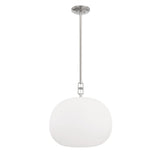 Lighting - Pendant Ingels 1 Light Pendant // Polished Nickel // Large 