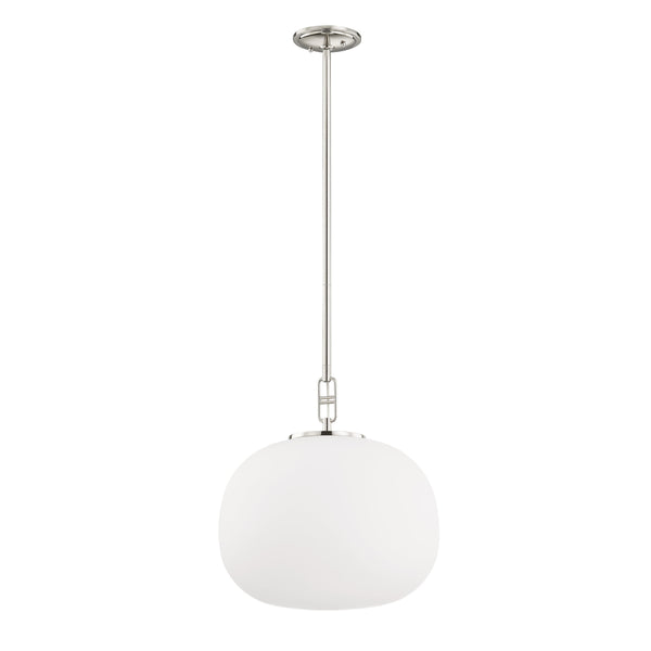 Lighting - Pendant Ingels 1 Light Pendant // Polished Nickel // Medium 