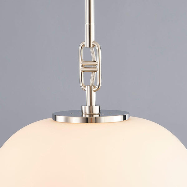 Lighting - Pendant Ingels 1 Light Pendant // Polished Nickel // Small 